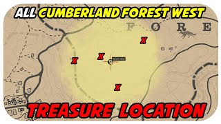 ALL Cumberland Forest West Treasure Map Location