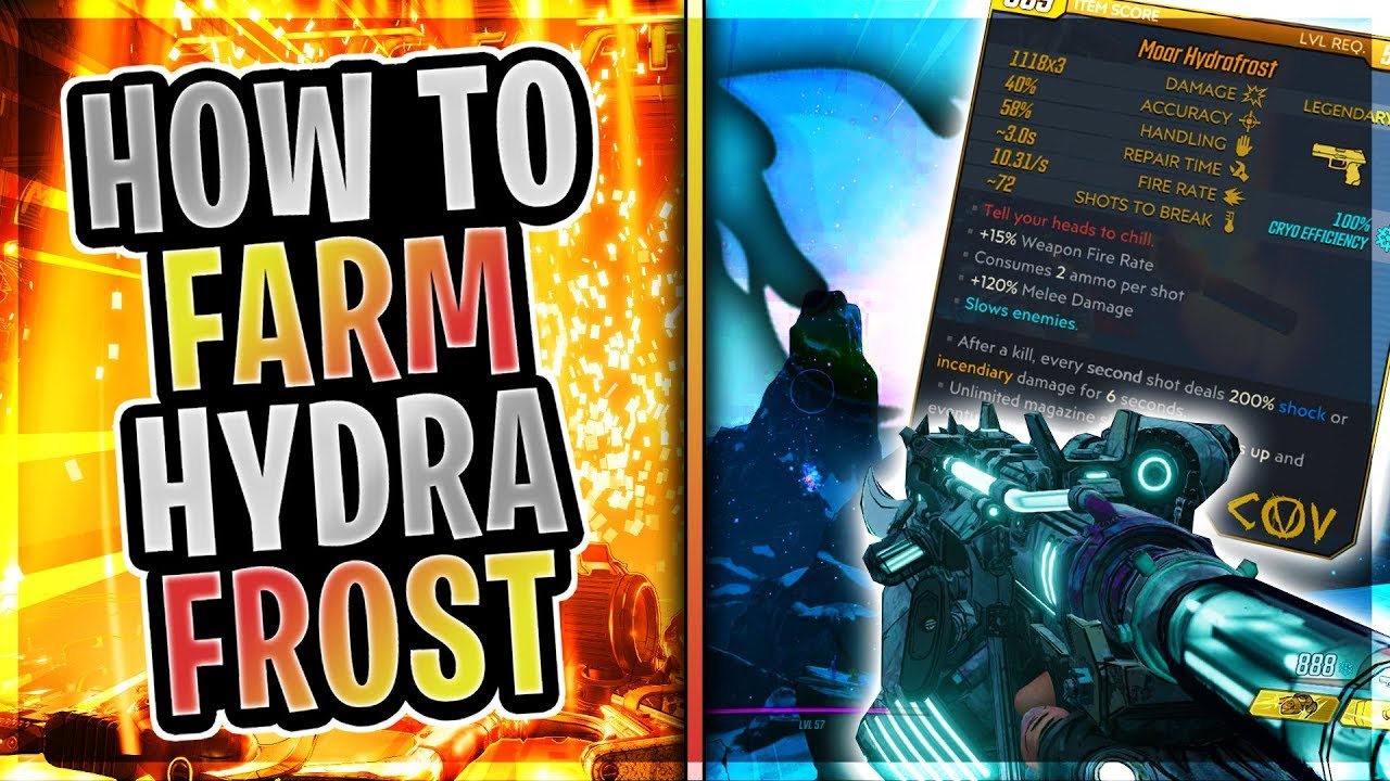 BORDERLANDS 3: THE HYDRAFROST LEGENDARY WEAPON AND FARMING REVIEW GUIDE