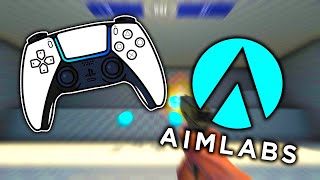 the BEST way to improve controller aim w/ AIMLABS!!! | CONTROLLER AIMING TIPS & TRICKS