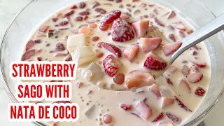 🍓STRAWBERRY SAGO with NATA DE COCO by RoseAustinCooks 11,688 views 8 months ago 1 minute, 7 seconds