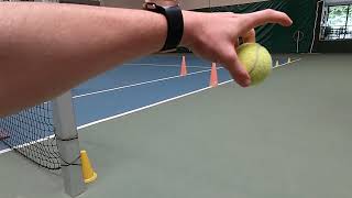 Kırmızı, turuncu top ve yaz okulu gruplarında uygulanabilir Tenis oyunu/parkuru screenshot 4