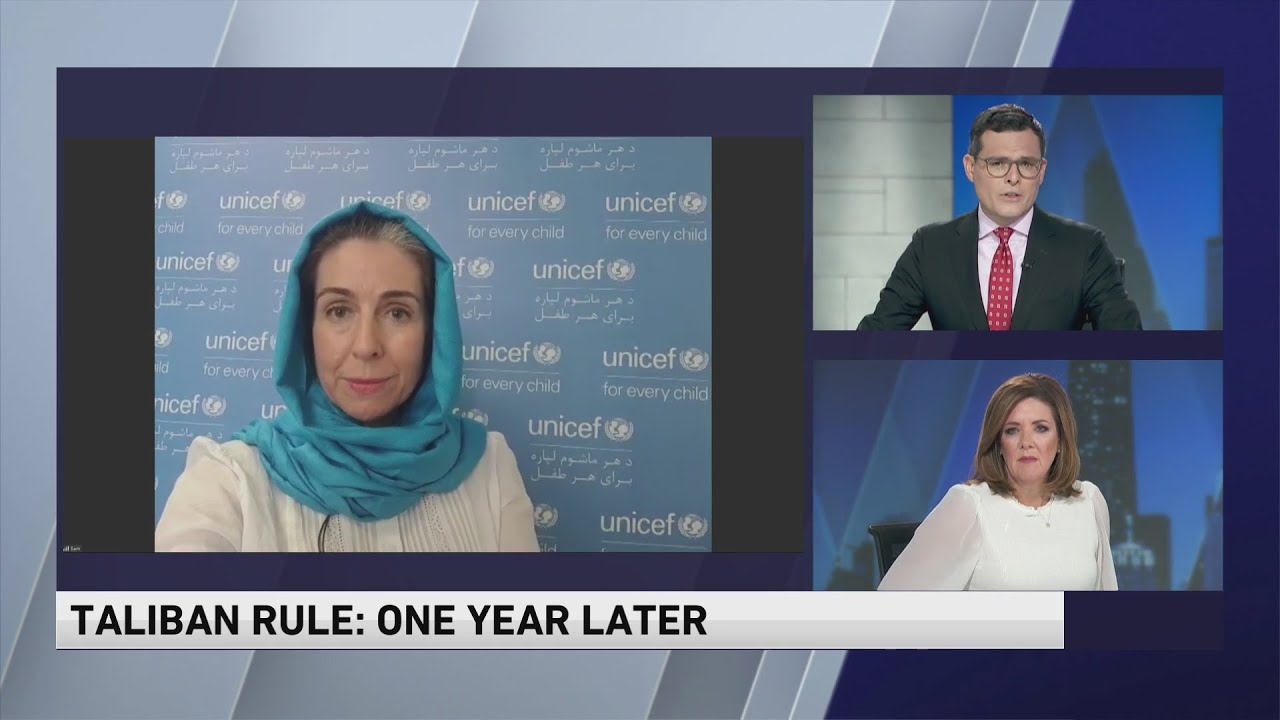 UNICEF Discusses One Year After Taliban Took Control of Afghanistan