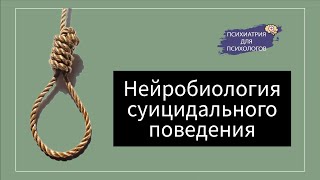 Нейробиология суицидального поведения