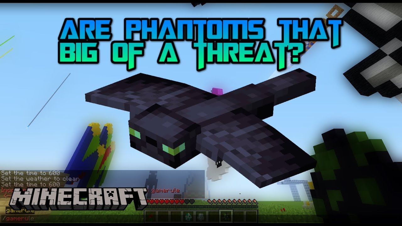 Minecraft [Snapshot 18w08b] Phantom Mob Test