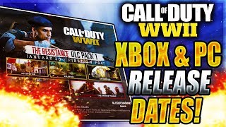 XBOX ONE RELEASE DATE FOR COD WW2 DLC 1 THE RESISTANCE! NEW COD WW2 DLC 1 XB1 & PC RELEASE DATES!