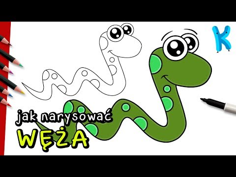 Wideo: Jak Narysować Węża