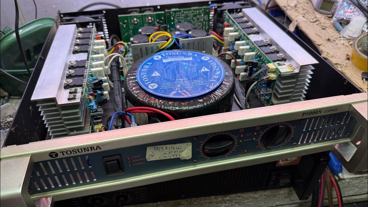 Tosunra p5000s power amplifier mahina daw isang channel paanu ayusin at patitibayin