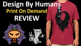 Design By Humans print-on-demand review - Foamy the Squirrel Pauline Pum kin Guy goth shirt