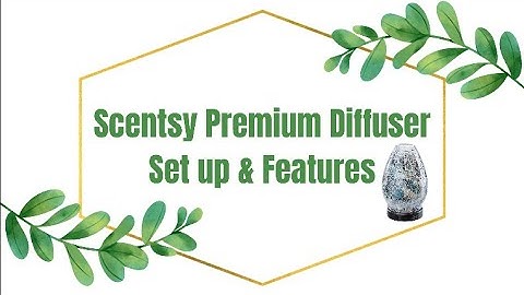 Scentsy’s Premium Diffuser Set Up & Fearures