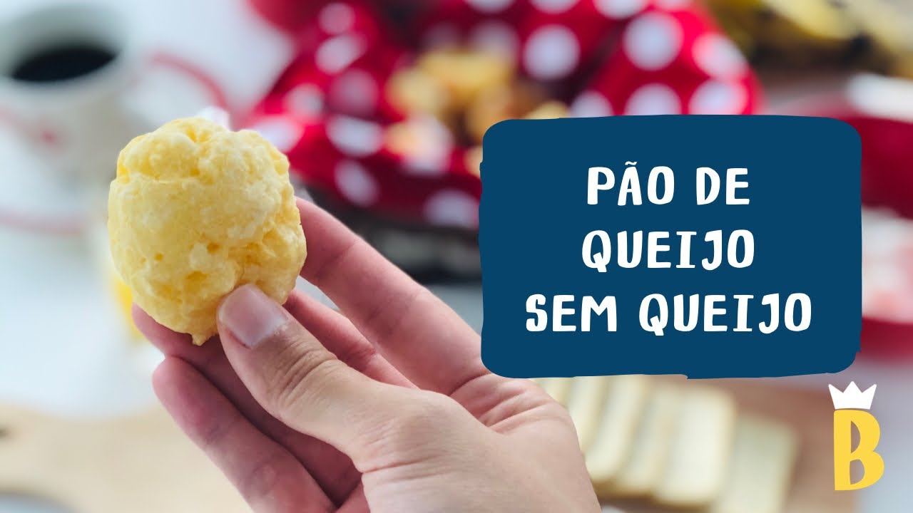 Pão de queijo sem lactose - não é de batata!!