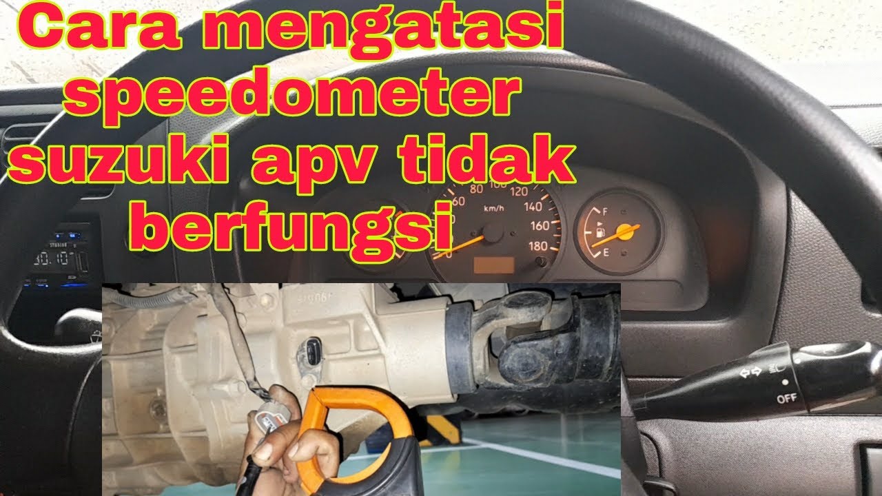 menentukan part yang rusak saat speedometer tidak berfungsi suzuki APV
