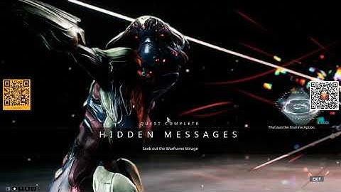 HIDDEN MESSAGES - DONE MIRAGE BLUEPRINT (QUEST DONE) PART 4