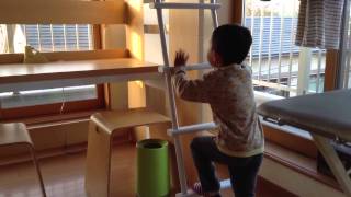 はじめて自分のベッドを見た4歳児の反応