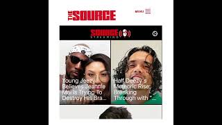 The Source posted ya boy! #thesource #therealhalfdeezy