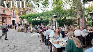Athens Plaka Evening Stroll