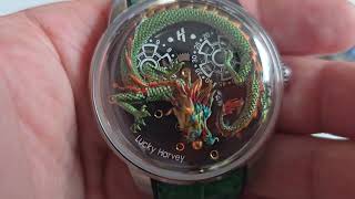 Lucky Harvey Dragon Watch First Impressions/Review My New Daily