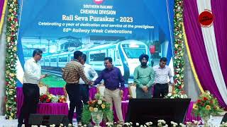 RAIL SEVA PURASKAR-2023 | 68th railway week celebrations | chennai division