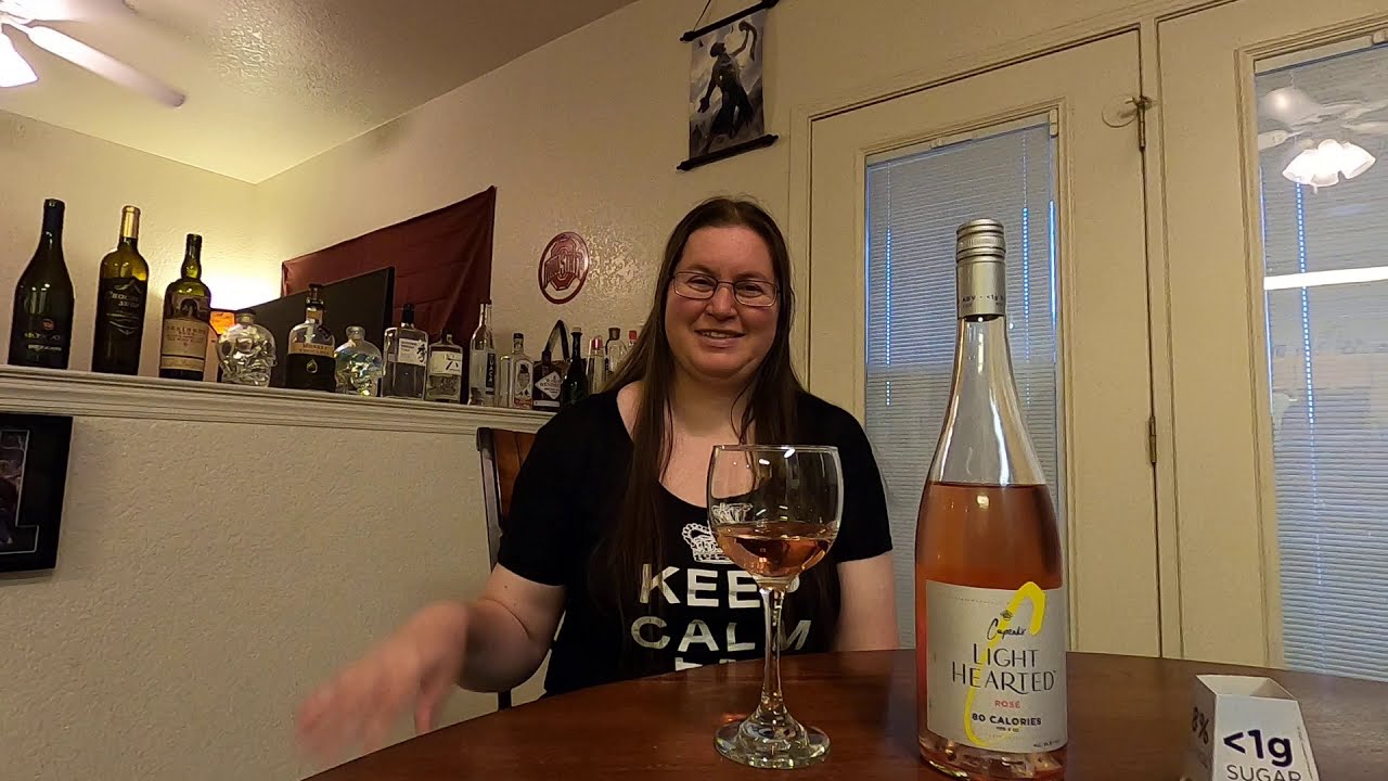light hearted rose wine