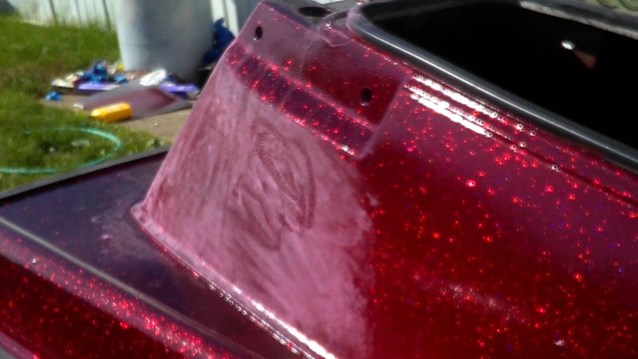 House of Kolor red wine Kandy with Mirra Flake. YouTube