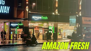 UK's first Amazon Fresh store | Cashierless Shopping Experience