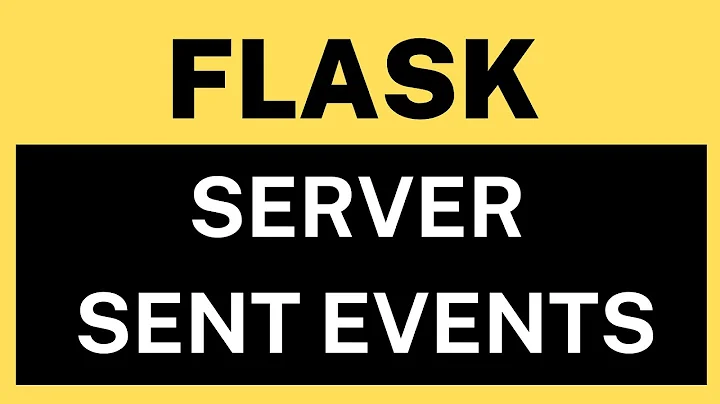 Python Flask with Server Sent Events - An alternative to AJAX and WebSockets