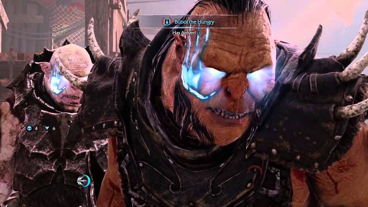 Shadow of mordor: War chief chants:Bubol the hungry