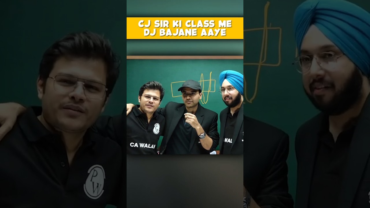 CJ Sir Ki Class Mai DJ Bajane Aaye🤩 