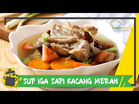 Sup Kacang Merah Daging Iga Sapi