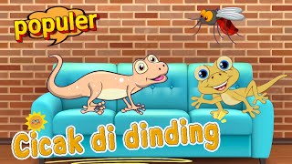 Cicak Cicak di Dinding 🦎 | Lagu Anak Lucu  |Cicak Tangkap Nyamuk | Hoki kids