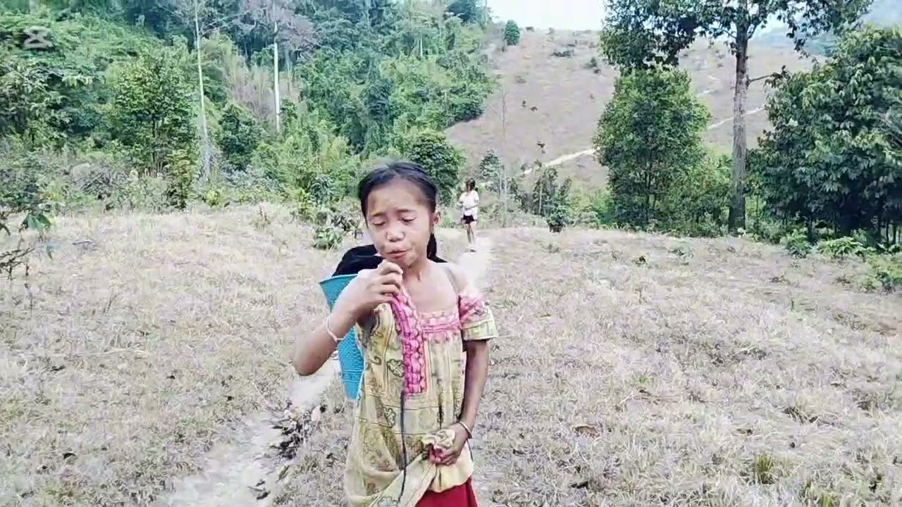 kuv ob tug ntxhais peb mus kwv xam kas xim tom teb los cia nawb