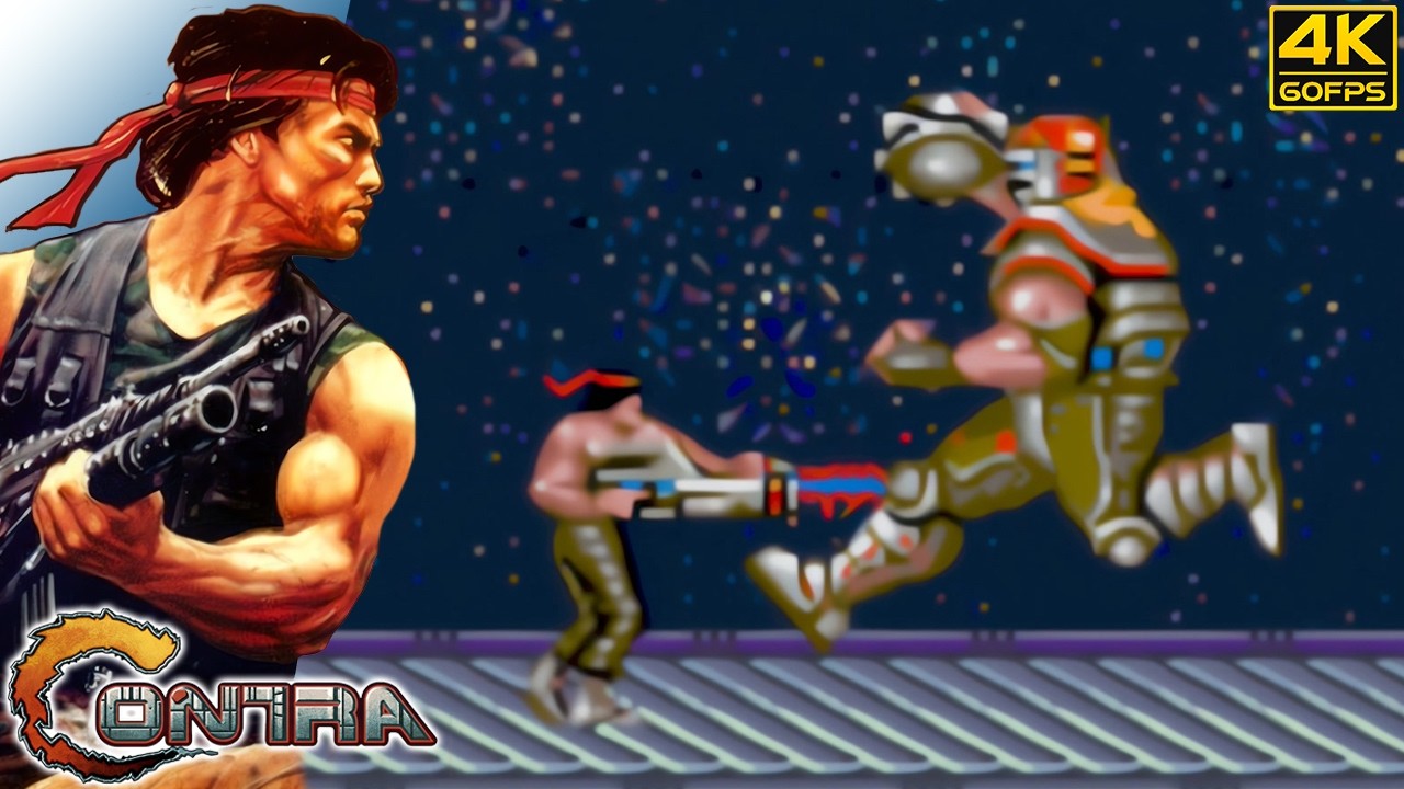 Contra - Lance (Arcade / 1987) 4K 60FPS