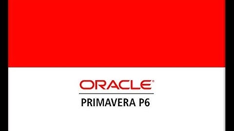 Setup Primavera P6 16.1