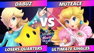 LMM Miami 2023 Top 8 - Dabuz (Min Min, Rosalina) Vs. MuteAce (Peach) Smash Ultimate - SSBU
