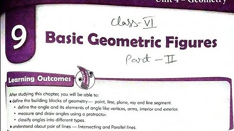 Class 6 math | Chapter 9 Basic Geometric Figures Part 2 | mkd agrim academy