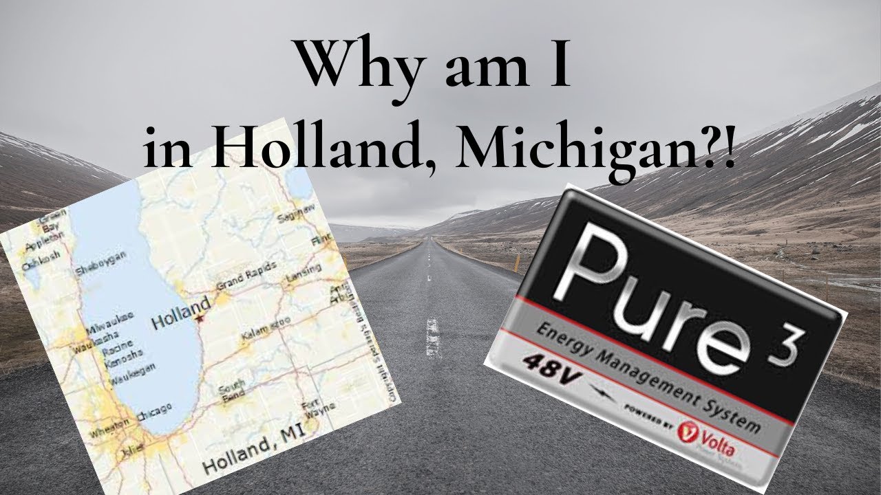 Why am I in Holland, Michigan (hint: I went to VOLTA!!)? And I need