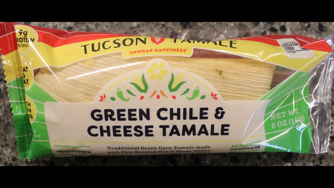 Tucson Tamale Green Chile & Cheese Tamale Review YouTube