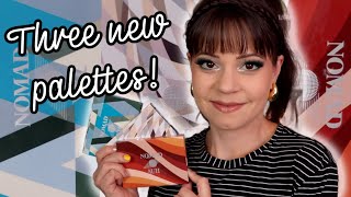 Three new Nomad cosmetics travel palettes, 3 Looks, swatches and review!