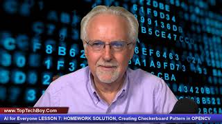 AI for Everyone LESSON 7: HOMEWORK SOLUTION, Creating Checkerboard Pattern in OPENCV