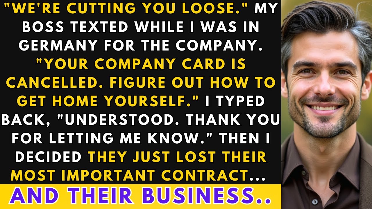They Fired Me via Text in Germany; Cancelled My Company Card | Office Revenge