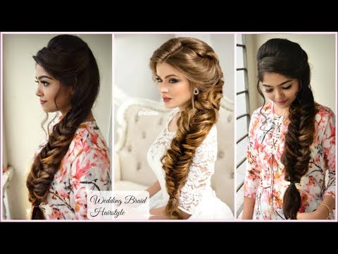 Simple Hairstyles for Brides to be | Engagement hairstyles, Loose curls  hairstyles, Messy braided hairstyles