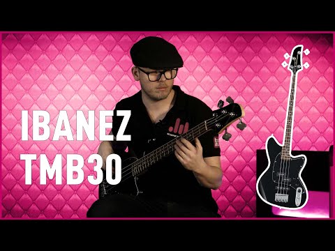 Бас-гітара IBANEZ TMB30 BK, відео 1