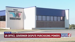 VA Office, Governor dispute purchasing powers