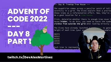 [LIVE STREAM] Advent of Code 2022 day 8 ✨ (Part 1) with DataWeave
