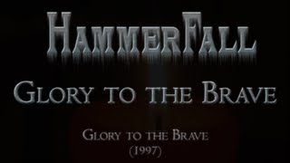 HammerFall - Glory to the Brave (Lyrics English & Deutsch) chords