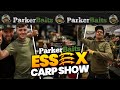 Behind the scenes on the parkerbaits stand at the essex carp show