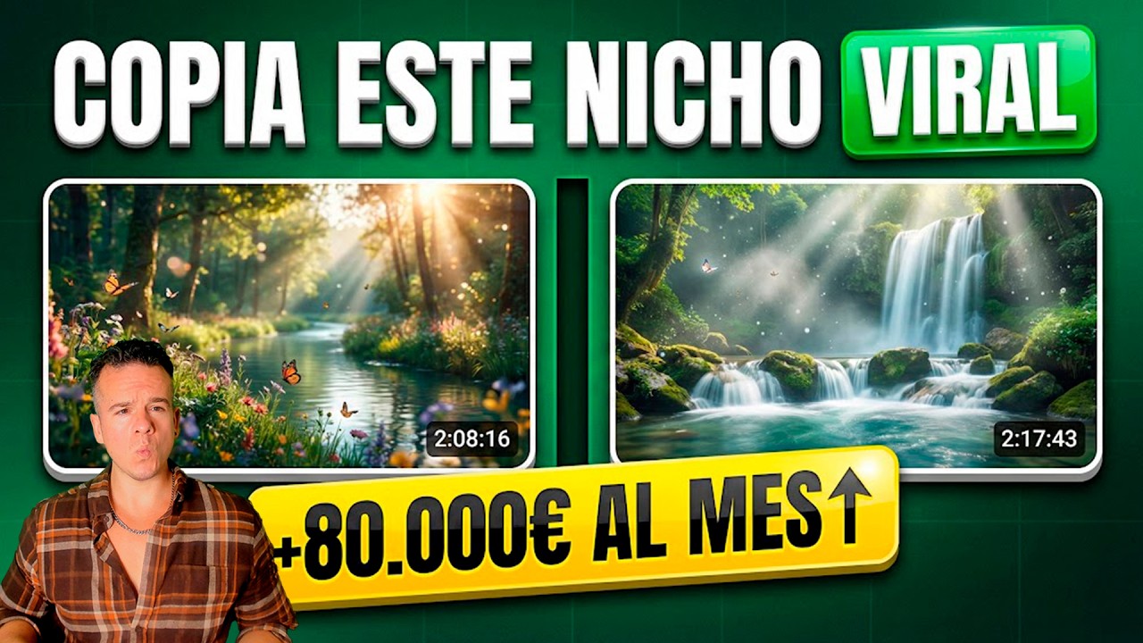 NUEVO NICHO VIRAL de MÚSICA RELAJANTE con IA que genera +80.000€ AL MES en YOUTUBE