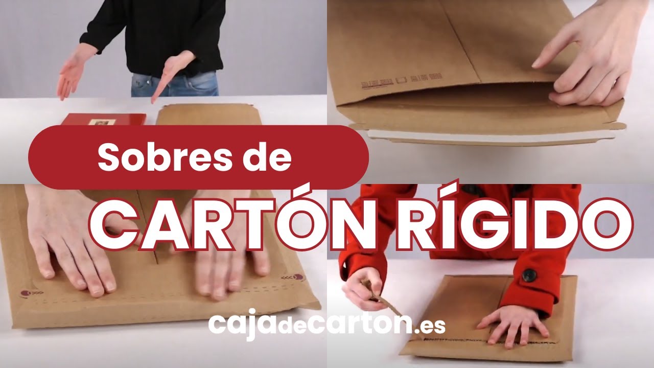 SOBRES DE CARTÓN RÍGIDO 321X455 - YouTube