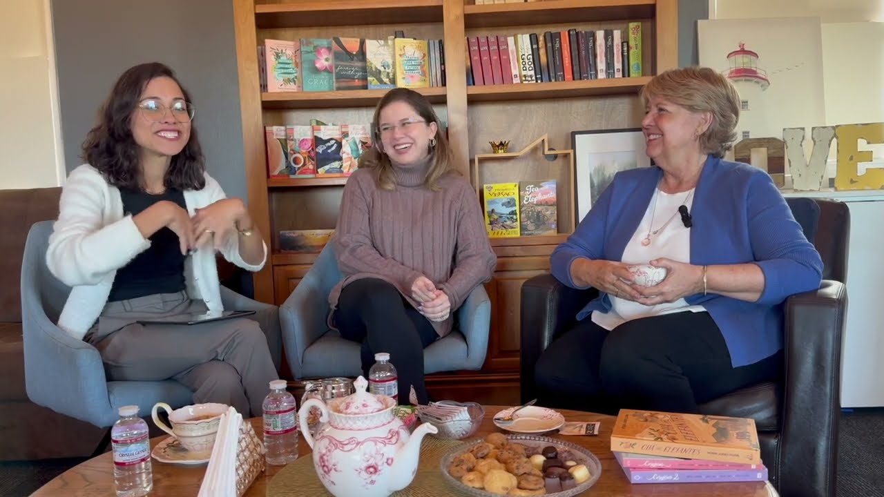 Chá da tarde com Robin Jones Gunn! ☕🍪📚