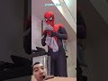 sc: @spider_vambi. spiderman dan pikachu