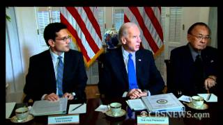 Biden "optimistic" for progress on budget talks